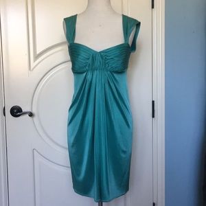 BCBG Max Azria turquoise dress